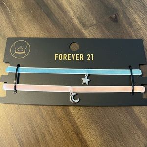 🌙 F21 Moon & Stars Choker Set NEW
